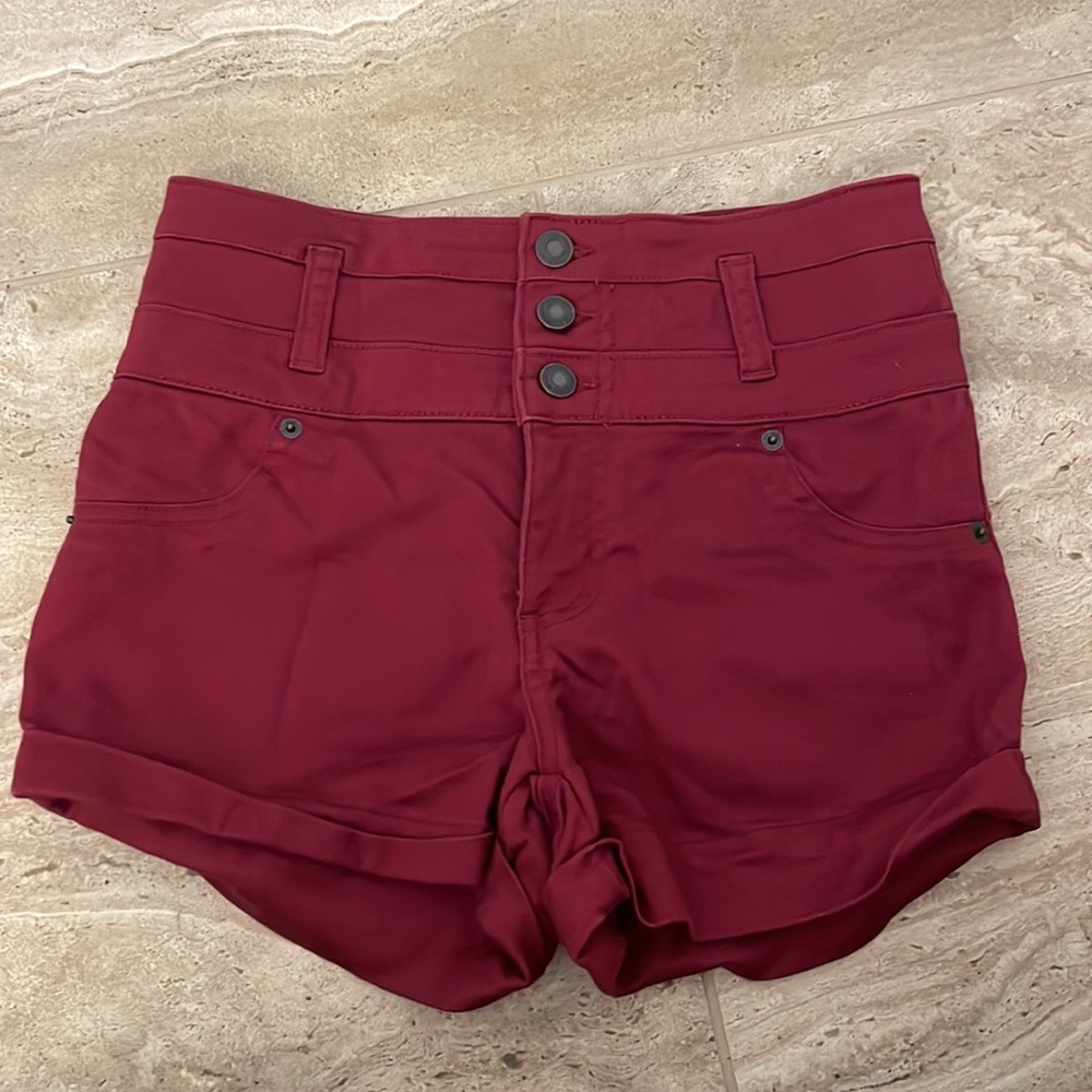 Maroon shorts